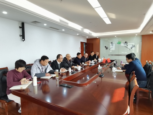 12月18日，副院长虞旦盛带队走访嘉善教育局